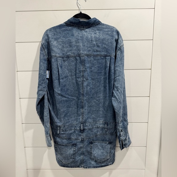 New Isabel Marant Etoile blue Palvina chambray denim mini dress - Picture 8 of 8